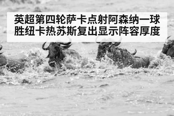 英超第四轮萨卡点射阿森纳一球胜纽卡热苏斯复出显示阵容厚度